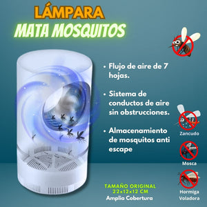 Lampara Mata mosquitos con Tecnología Biónica y Luz Violeta - ENVIO GRATIS