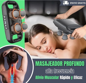 MASAJEADOR MUSCULAR DE 4 CABEZALES - ANTIESTRES ENVIO GRATIS